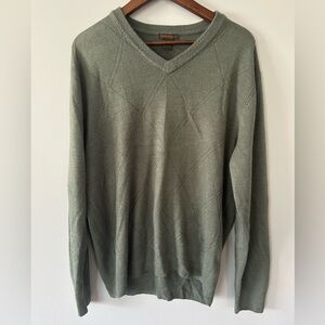 Dockers Men’s Textured Sweater, GUC, Dusty Green, Size XL